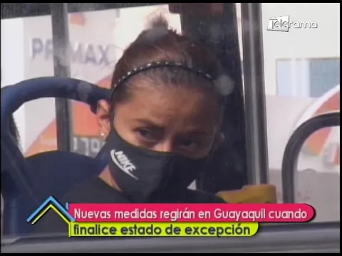 Nuevas medidas regirán en Guayaquil cuando finalice estado de excepción