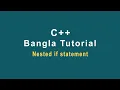 C Bangla Tutorial-25 Nested if statement