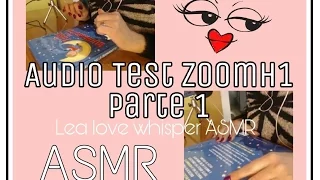 Download asmr test( 01) ZoomH1 reading whispered  italian MP3