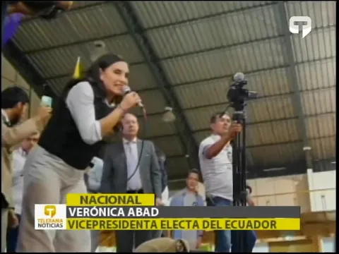 Verónica Abad anunció los temas que impulsará el gobierno de Noboa