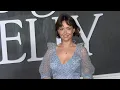 Milana Vayntrub attends the red carpet premiere of Netflix s Jay Kelly in Los Angeles