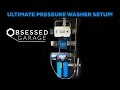 CLEANING UP THE SHOP PT 4 ULTIMATE PRESSURE WASHER SETUP spotless rinse