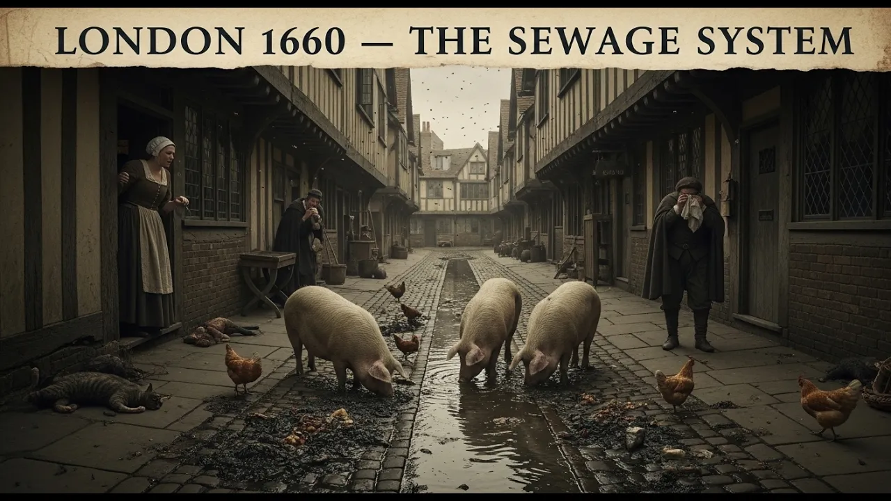 LONDON 1600—THE SEWAGE SYSTEM The Secret Profession That Kept the City Alive and Nobody Talked About