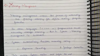 Python Lec 5 Memory Management Reference Counting and Garbage Collector Python Applications