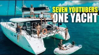 Ultimate Whitsunday Adventure: 7 YouTubers Take on a LUXURY CATAMARAN – PART 1 | Sailing Sunday