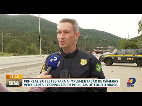 PRF realiza testes de câmeras veiculares e corporais para todos os policiais no Brasil