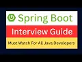 Spring Boot Interview Guide Must Watch For All Java Developers
