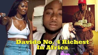 davido is the 4th richest artiste in africa with 20m tiwa hair bur t on stage