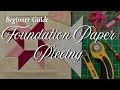 Beginner Foundation Paper Piecing Tutorial Easy Star Quilt Block The Secret Path Ep 2