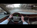 1998 Jaguar XJ X308 4 0 V8 284 HP - POV Test Drive exhaust sound powerslide and acceleration