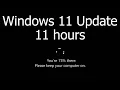 Download Lagu Windows 11 Update Screen 11 hours REAL COUNT in 4K UHD !