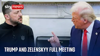 In full: Trump and Zelenskyy clash at the White House