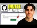 How To Invite Members Into A GitHub Organization Tutorial 2026