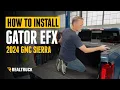 How to Install Gator EFX Hard Folding Tonneau Cover on a 2022-2024 GMC Sierra 1500