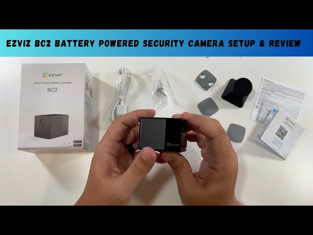 EZVIZ CB2 wireless camera with battery. Full HD resolution, Night visibility 5m. People detection, two-way audio