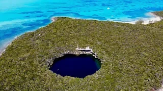 The Coolest Blue Hole IN THE WORLD? Hoffmann’s Cay, Bahamas