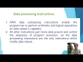 Data processing instructions