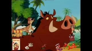 مجموعة تاد توريد إثبات من تيمون و بومبا بأن السبع قام بوضع الطوق فوق رقبته 