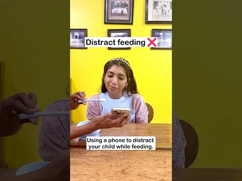 Don't do this when your BABY is not eating