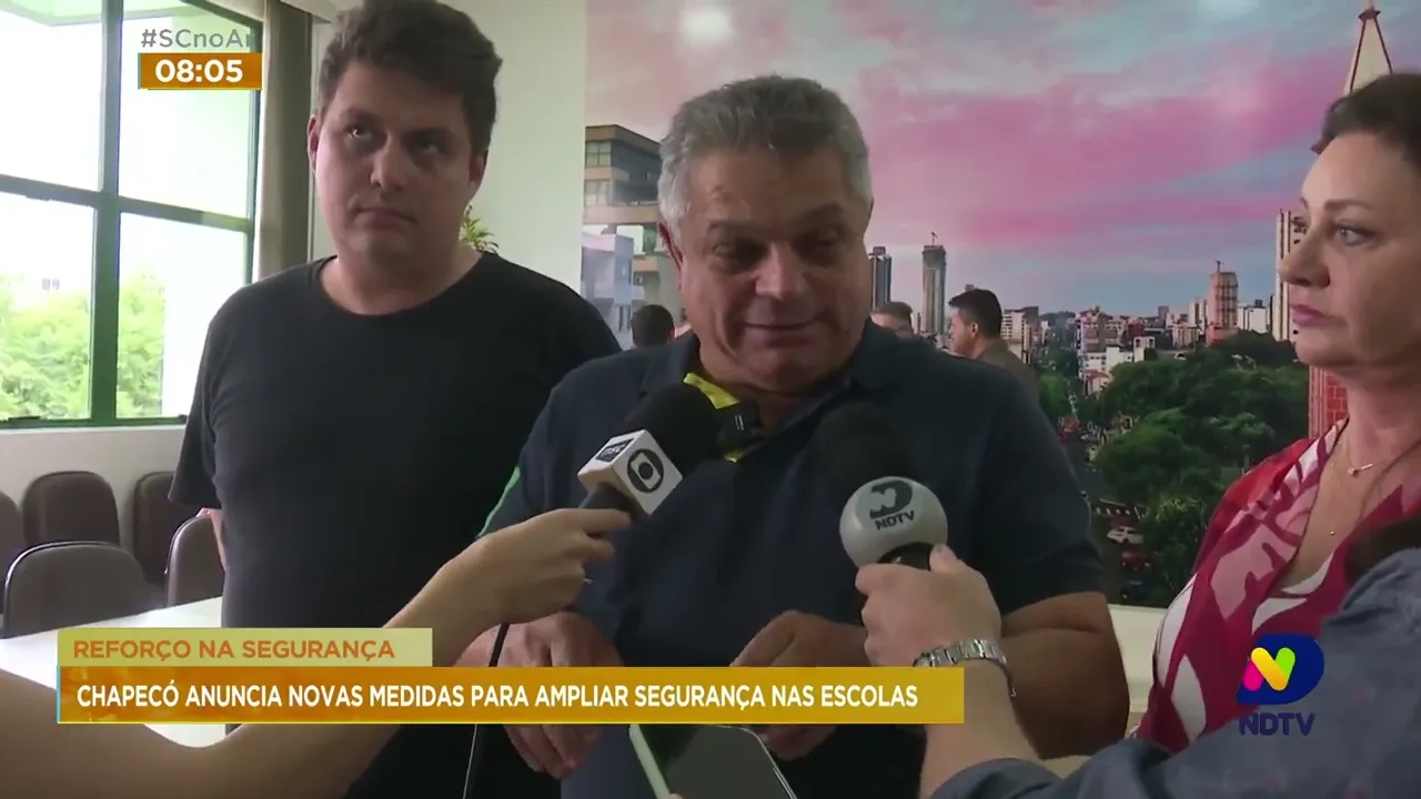Chapecó prevê novas medidas que buscam ampliar a segurança nas escolas
