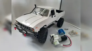 WPL C24 upgrade - 370 motor gearbox