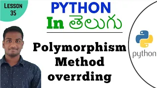 Method overriding in python in Telugu Learn Python in Telugu Lesson - 35