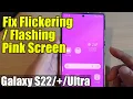 How to Fix Flickering Flashing Pink Screen on Samsung Galaxy S20