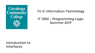 IT 1050 - Summer 2017