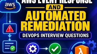 AWS Event Response and Automated Remediation DevOps Interview Questions