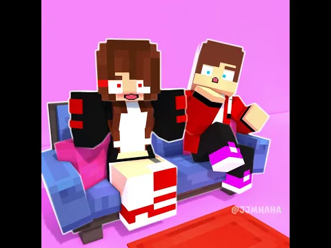 JJ Sister Going Crazy Evil with This Laugh Trend 😈 - Maizen Minecraft Animation #shorts #minecraft