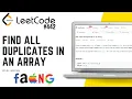 442 Find All Duplicates in an Array Leetcode Medium