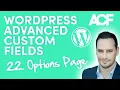 Options Page - WordPress Advanced Custom Fields for Beginners 22