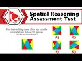 How to Pass SPATIAL REASONING ASSESSMENT TEST - Questions and Answers with Solutions