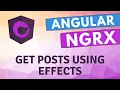 35 Get Posts Data from backend HTTP API call using Posts Effects in Ngrx Angular Application