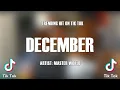 Lagu December -Master World (SUBSCRIBE PLEASE)