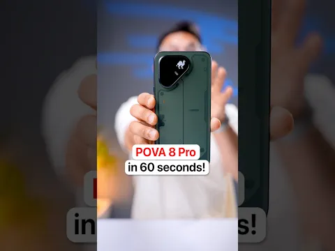 POVA 8 Pro in 60 seconds! *Coolest Phone*