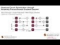 Quantum Circuit Optimization with Iteratively Preconditioned Gradient Descent