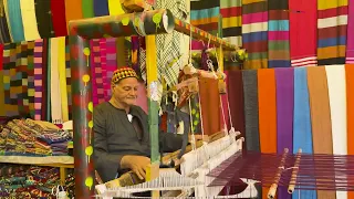 النول اليدوي في غرب سهيل   حكاية تراث نوبي من قلب أسوان    دندنها