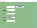 C Tutorial Retrieve data from Sql server database