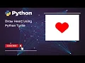 Draw Heart Using Python Turtle