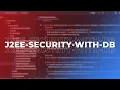 J2EE Security with DB Demo Java EE Database Authentication Authorization