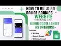 How to build online banking web app using web Appscript or Google Sheet online banking System
