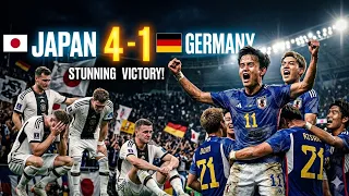 Japan vs Germany 4-1 stunning victory 2026