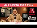 2026 AFC South Best Bets Futures Player Props Texans Jaguars Colts Titans NFL