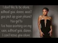 Halle ~ alone (feat. Mariah the Scientist) ~ Lyrics 