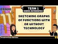 SKETCHING GRAPHS OF FUNCTIONS WITH OR WITHOUT TECHNOLOGY