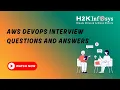 AWS DevOps Interview Questions and Answers H2KInfosys