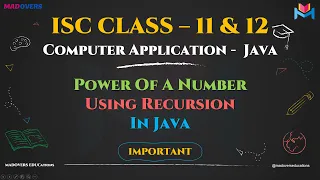 Power Using Recursion in Java Step-by-Step Explanation