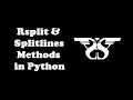 138 String Rsplit and Splitlines Method in Python with Example Code Python String Methods-20