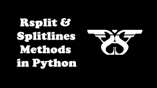 138 String Rsplit and Splitlines Method in Python with Example Code Python String Methods-20